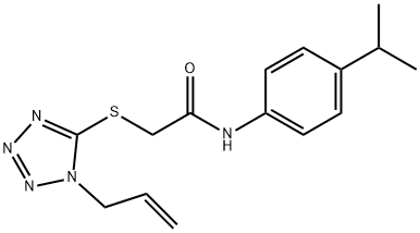 904810-38-4 2-[(1-allyl-1H-tetraazol-5-yl)sulfanyl]-N-(4-isopropylphenyl)acetamide