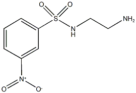 N-(2-aminoethyl)-3-nitrobenzenesulfonamide Struktur