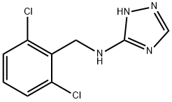 N-(2,6-dichlorobenzyl)-N-(1H-1,2,4-triazol-3-yl)amine 化学構造式