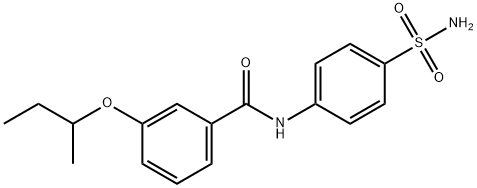 N-[4-(aminosulfonyl)phenyl]-3-(sec-butoxy)benzamide,908528-43-8,结构式