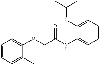 N-(2-isopropoxyphenyl)-2-(2-methylphenoxy)acetamide,908554-69-8,结构式