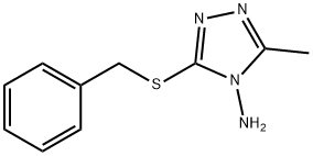 3-(benzylsulfanyl)-5-methyl-4H-1,2,4-triazol-4-amine Structure