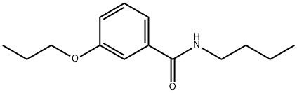 N-butyl-3-propoxybenzamide Structure