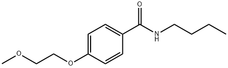 N-butyl-4-(2-methoxyethoxy)benzamide,909228-17-7,结构式