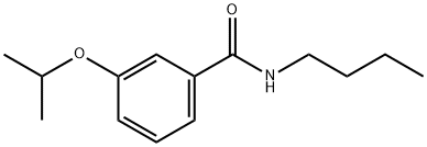 N-butyl-3-isopropoxybenzamide Struktur