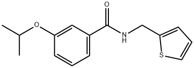 3-isopropoxy-N-(2-thienylmethyl)benzamide|