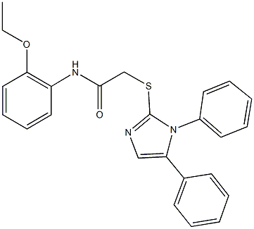 909361-85-9 2-[(1,5-diphenyl-1H-imidazol-2-yl)sulfanyl]-N-(2-ethoxyphenyl)acetamide