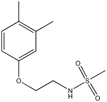 N-[2-(3,4-dimethylphenoxy)ethyl]methanesulfonamide Struktur