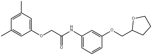 909366-52-5 2-(3,5-dimethylphenoxy)-N-[3-(tetrahydro-2-furanylmethoxy)phenyl]acetamide