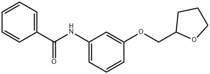 N-[3-(tetrahydro-2-furanylmethoxy)phenyl]benzamide Structure