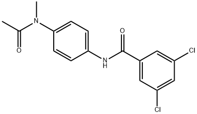 N-{4-[acetyl(methyl)amino]phenyl}-3,5-dichlorobenzamide Structure
