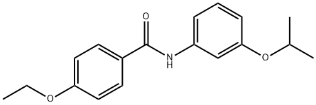 4-ethoxy-N-(3-isopropoxyphenyl)benzamide Struktur