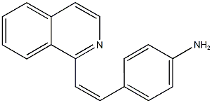 4-[2-(1-isoquinolinyl)vinyl]phenylamine Structure