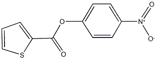 4-nitrophenyl 2-thiophenecarboxylate,91059-63-1,结构式