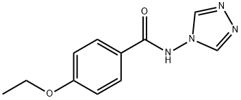 4-ethoxy-N-(4H-1,2,4-triazol-4-yl)benzamide,91089-28-0,结构式