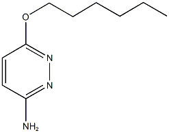 6-(hexyloxy)-3-pyridazinylamine Struktur