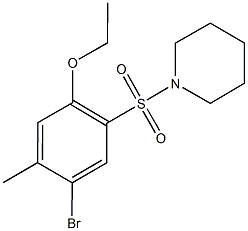 913240-59-2 4-bromo-5-methyl-2-(1-piperidinylsulfonyl)phenyl ethyl ether