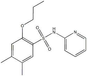 913241-47-1 4,5-dimethyl-2-propoxy-N-(2-pyridinyl)benzenesulfonamide