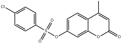 4-methyl-2-oxo-2H-chromen-7-yl4-chlorobenzenesulfonate Structure
