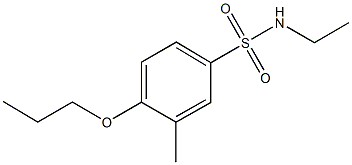 N-ethyl-3-methyl-4-propoxybenzenesulfonamide Structure