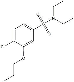 4-chloro-N,N-diethyl-3-propoxybenzenesulfonamide,914245-65-1,结构式