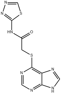 914350-71-3 2-(9H-purin-6-ylsulfanyl)-N-(1,3,4-thiadiazol-2-yl)acetamide