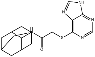 N-(2-adamantyl)-2-(7H-purin-6-ylsulfanyl)acetamide,914350-75-7,结构式