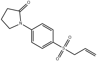 1-[4-(allylsulfonyl)phenyl]-2-pyrrolidinone Structure