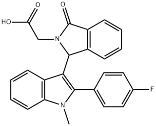 914353-13-2 {1-[2-(4-fluorophenyl)-1-methyl-1H-indol-3-yl]-3-oxo-1,3-dihydro-2H-isoindol-2-yl}acetic acid