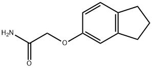 2-(2,3-dihydro-1H-inden-5-yloxy)acetamide Struktur