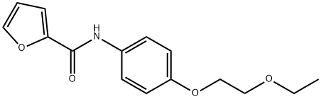 N-[4-(2-ethoxyethoxy)phenyl]-2-furamide Structure