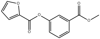 3-(methoxycarbonyl)phenyl 2-furoate 结构式