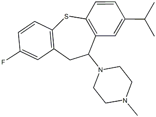 1-(2-fluoro-8-isopropyl-10,11-dihydrodibenzo[b,f]thiepin-10-yl)-4-methylpiperazine|