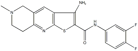 3-amino-N-(3,4-difluorophenyl)-6-methyl-5,6,7,8-tetrahydrothieno[2,3-b][1,6]naphthyridine-2-carboxamide|