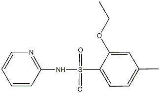 2-ethoxy-4-methyl-N-(2-pyridinyl)benzenesulfonamide,915926-64-6,结构式