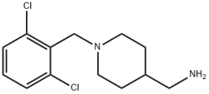 N-(2,6-dichlorobenzyl)-N-(4-piperidinylmethyl)amine Structure