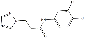 N-(3,4-dichlorophenyl)-3-(1H-1,2,4-triazol-1-yl)propanamide|