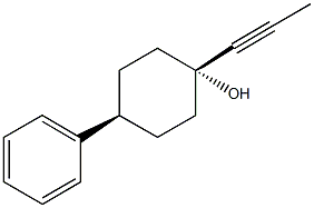 4-phenyl-1-(1-propynyl)cyclohexanol,91621-56-6,结构式