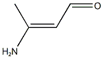 3-amino-2-butenal Struktur