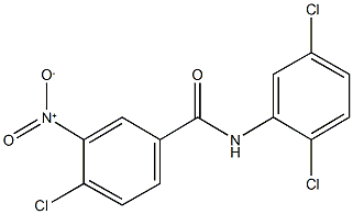 4-chloro-N-(2,5-dichlorophenyl)-3-nitrobenzamide,91822-09-2,结构式