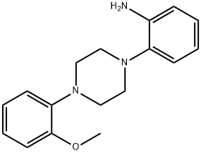 2-[4-(2-methoxyphenyl)-1-piperazinyl]phenylamine 化学構造式