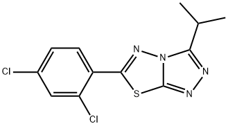 6-(2,4-dichlorophenyl)-3-isopropyl[1,2,4]triazolo[3,4-b][1,3,4]thiadiazole Structure