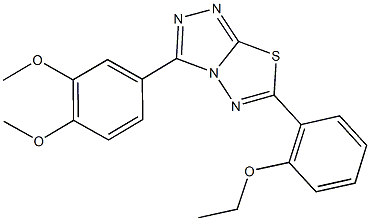 919023-54-4 3-(3,4-dimethoxyphenyl)-6-(2-ethoxyphenyl)[1,2,4]triazolo[3,4-b][1,3,4]thiadiazole