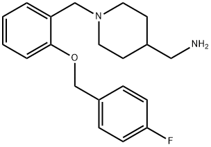 N-{2-[(4-fluorobenzyl)oxy]benzyl}-N-(4-piperidinylmethyl)amine Structure
