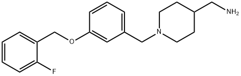 N-{3-[(2-fluorobenzyl)oxy]benzyl}-N-(4-piperidinylmethyl)amine 结构式