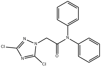 2-(3,5-dichloro-1H-1,2,4-triazol-1-yl)-N,N-diphenylacetamide Structure