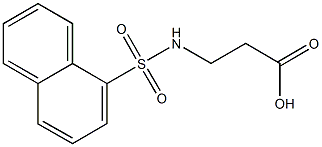 N-(1-naphthylsulfonyl)-beta-alanine Structure