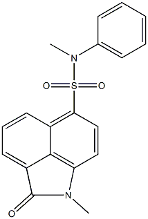 N,1-dimethyl-2-oxo-N-phenyl-1,2-dihydrobenzo[cd]indole-6-sulfonamide,920113-65-1,结构式