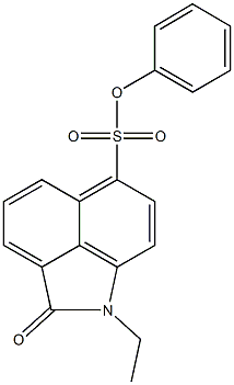 phenyl 1-ethyl-2-oxo-1,2-dihydrobenzo[cd]indole-6-sulfonate,920114-70-1,结构式