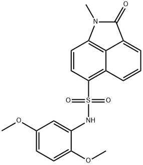 920114-95-0 N-(2,5-dimethoxyphenyl)-1-methyl-2-oxo-1,2-dihydrobenzo[cd]indole-6-sulfonamide